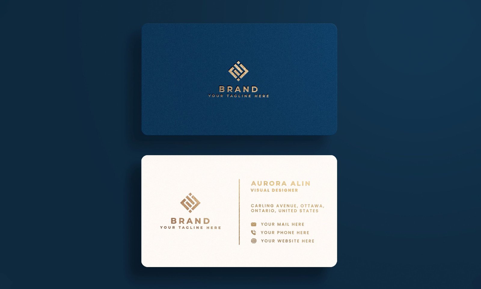 Khaled Farhad - Branding - Business Card Design